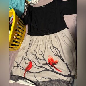 A-line cardinal dress